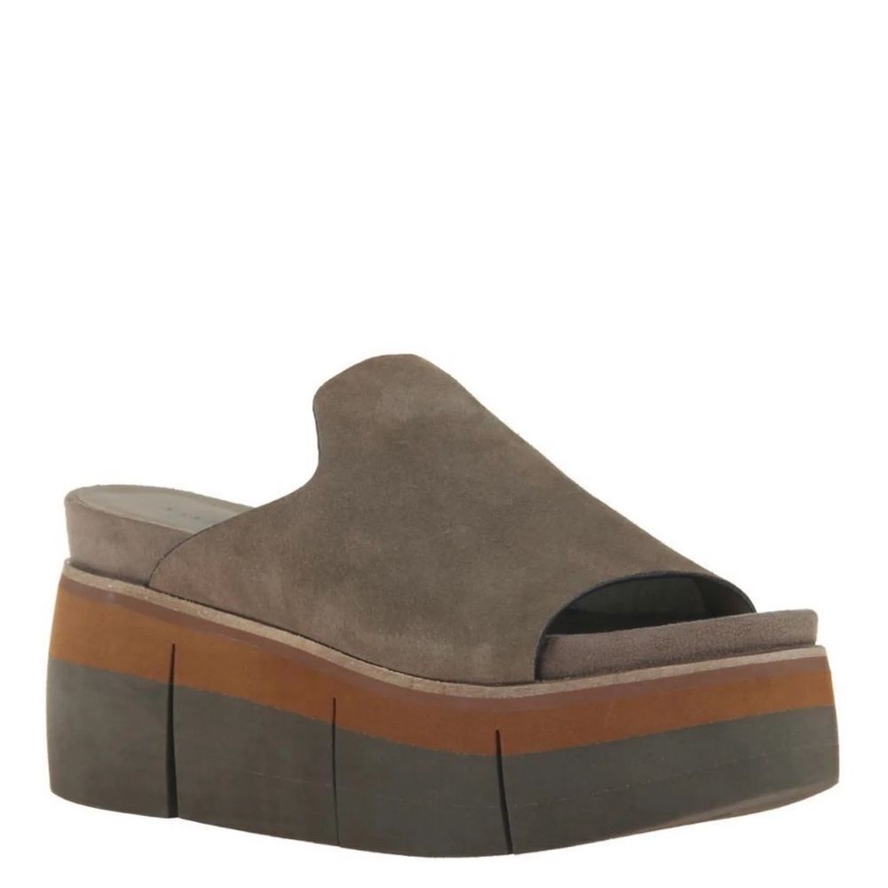 Naked Feet Brown and Tan Platform Shoes